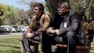 Orlando Bloom and Forest Whitaker