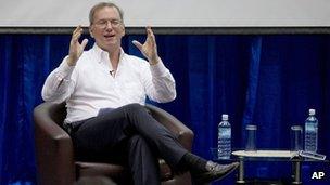 Google executive chairman Eric Schmidt on 22 March 2013