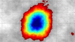 Hawc image of Moon