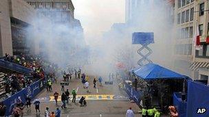 Explosion at Boston Marathon