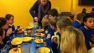 Free breakfast at Devonshire Road School in Blackpool