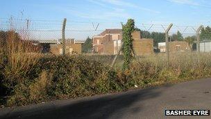 Derelict factory in Tipner