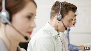 Call centre workers