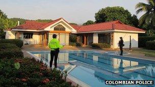 Luxury home seized in Melgar, Colombia