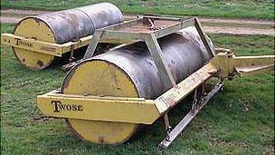 Four metre magnet and roller at Charlton Park, Wiltshire