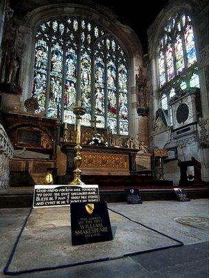 Shakespeare's grave