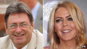 Alan Titchmarsh and Patsy Kensit