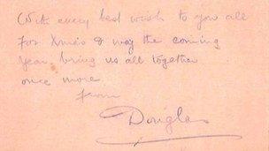 Message from Douglas Elphick