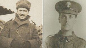 Lt Pritchard and Pte Elphick
