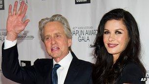 Michael Douglas and Catherine Zeta Jones
