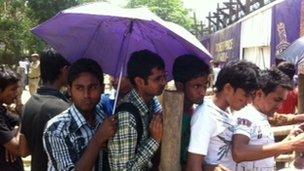 Fans at Eden Gardens