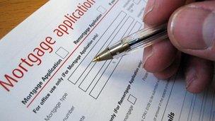 Mortgage application form