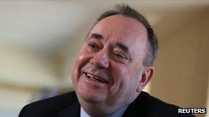 First Minister Alex Salmond