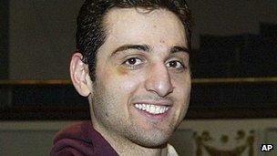 Tamerlan Tsarnaev pictured in 2010