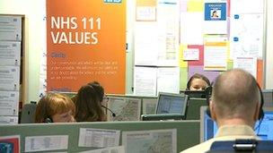 111 call centre