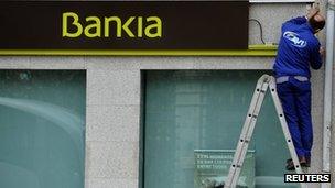 Bankia branch in Spain