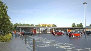 Proposed Sainsbury's at Ulverston