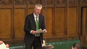 Simon Kirby MP in the House of Commons