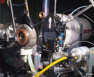 X-ray diffraction setup at ESRF