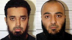 Bahader Ali,19, (left) and Mohammed Rizwan, 34