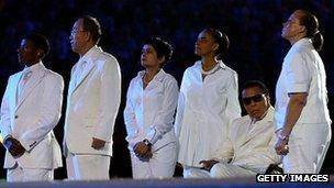 Muhammad Ali at the London 2012 opening ceremony