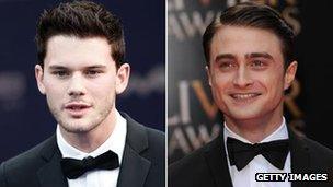 Jeremy Irvine and Daniel Radcliffe