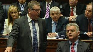 Sammy Wilson addresses MLAs