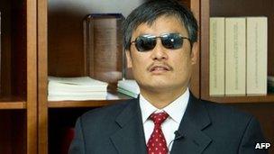 Chinese activist Chen Guangcheng