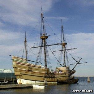 Mayflower replica, Plymouth, USA