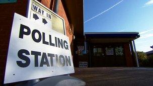 Polling station in Redditch and Beoley