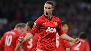 Robin van Persie of Manchester United