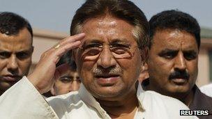 Pervez Musharraf. April 2013