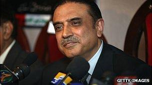 Asif Zardari in 2008