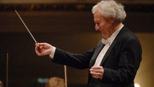 Sir Colin Davis at the Proms in 2011