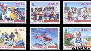 Red Cross stamps