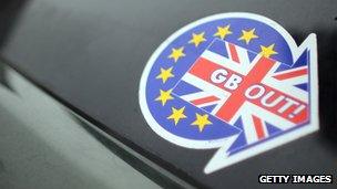 UKIP car sticker, 23 Mar 13