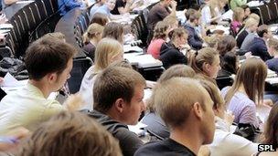 Students in lecture hall