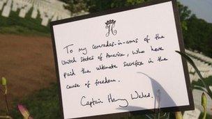 Prince Harry's message