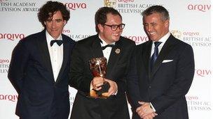 Stephen Mangan, Alan Carr and Matt LeBlanc