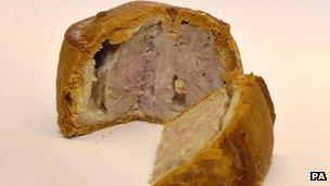 What is special about a Melton Mowbray pie?