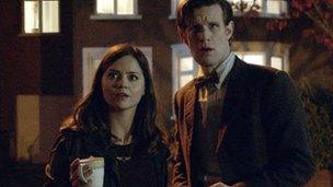 Jenna-Louise Coleman and Matt Smith in Doctor Who