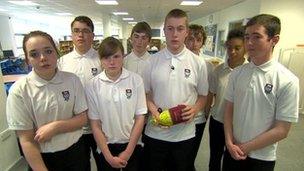 Bedminster Down School pupils