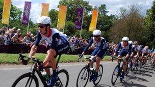 Bradley Wiggins in Surrey