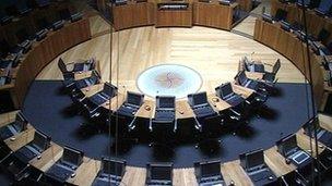 Senedd chamber