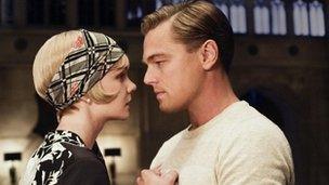 Carey Mulligan and Leonardo DiCaprio in The Great Gatsby
