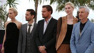 cast of the great Gatsby in Cannes