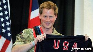 Prince Harry in America