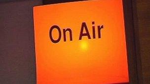 On air sign