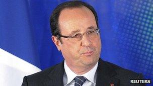 French President Francois Hollande