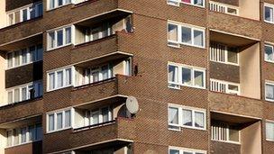 Council flats in south London